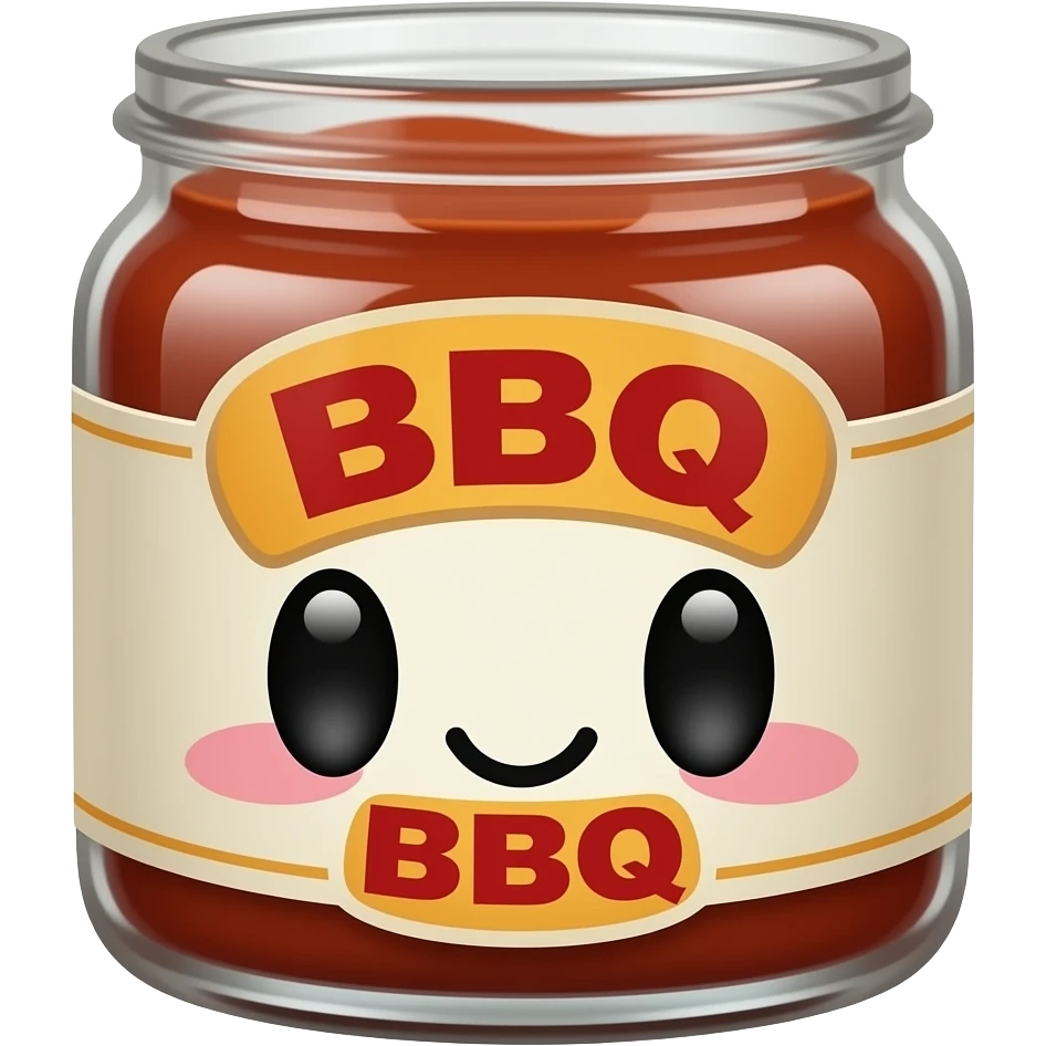 Cute bbq sauce emoji emoji