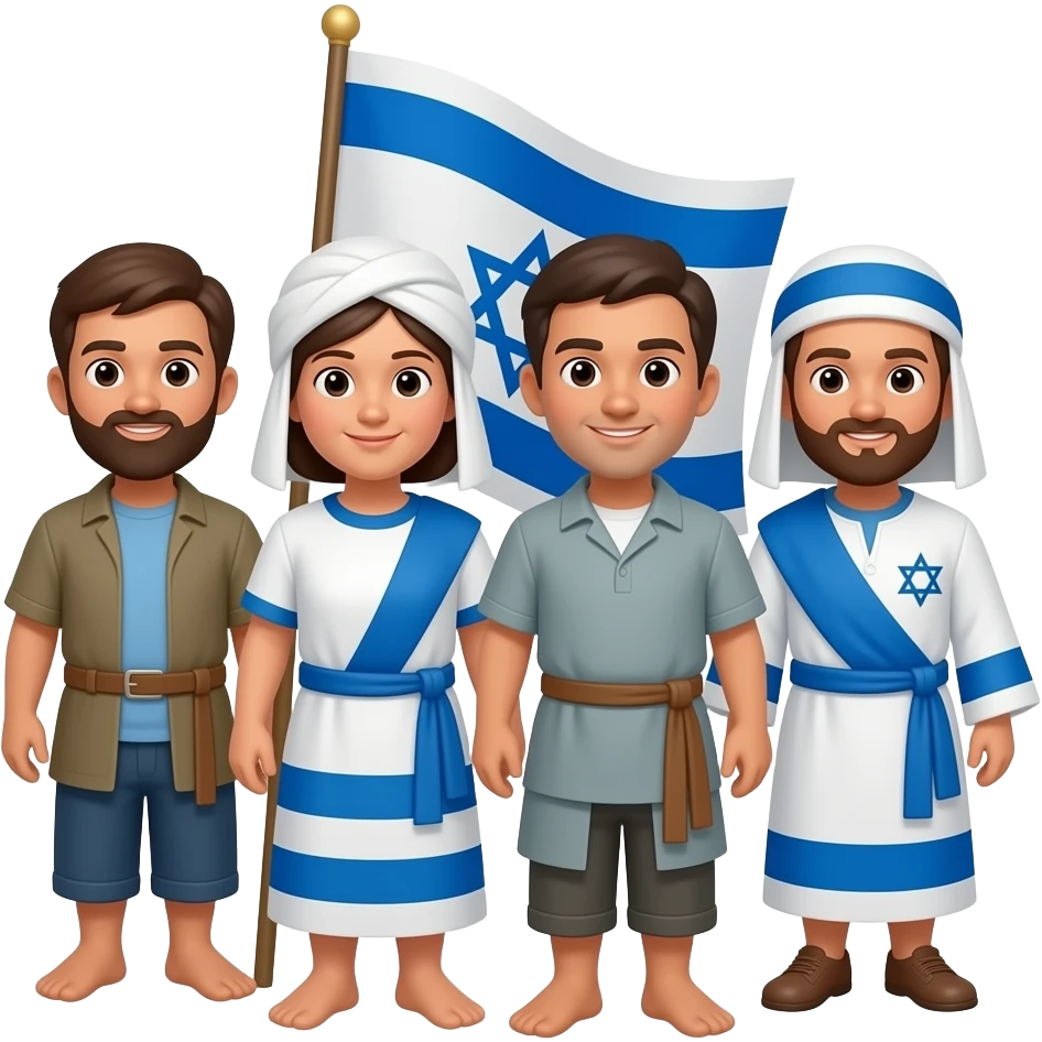 Volk Israel zieht los emoji