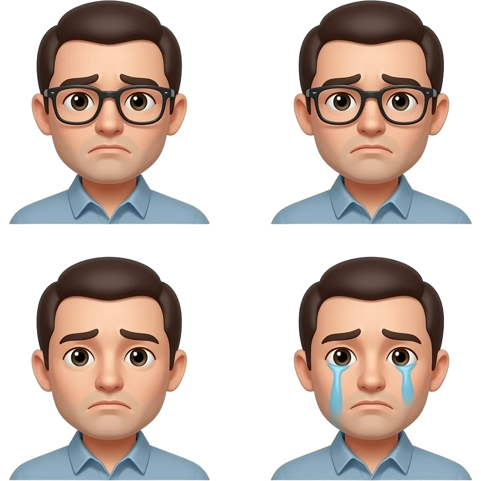 😒🥺😫 emoji