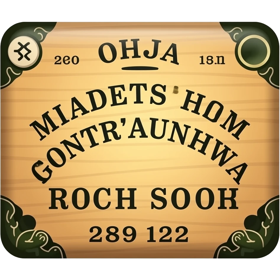 Ouija board emoji