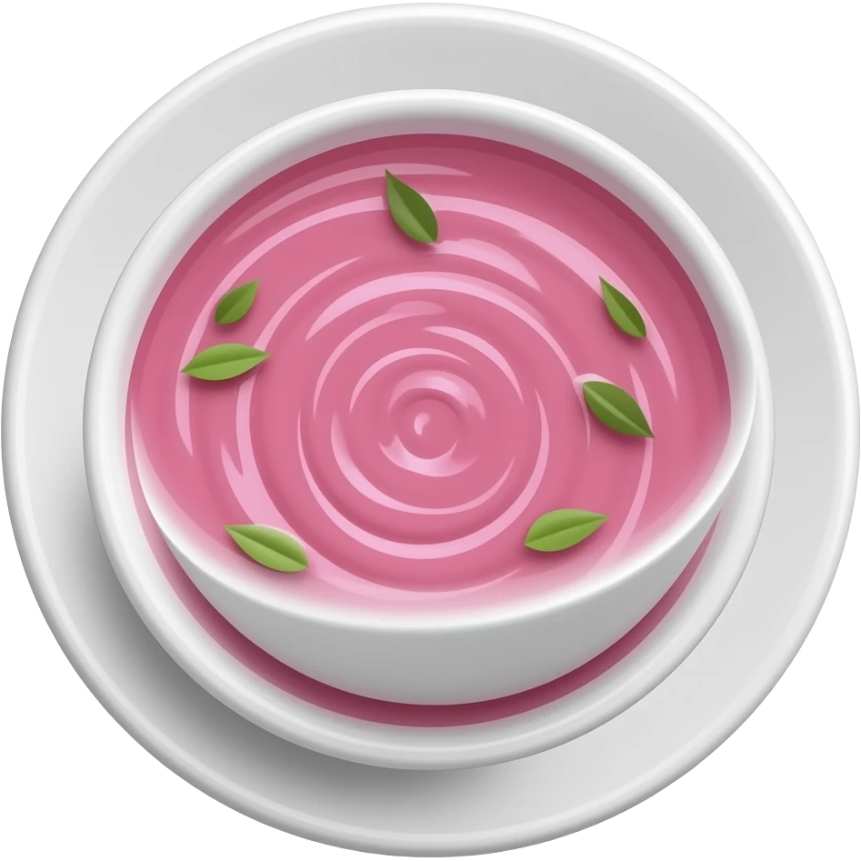 Lithuanian pink soup emoji