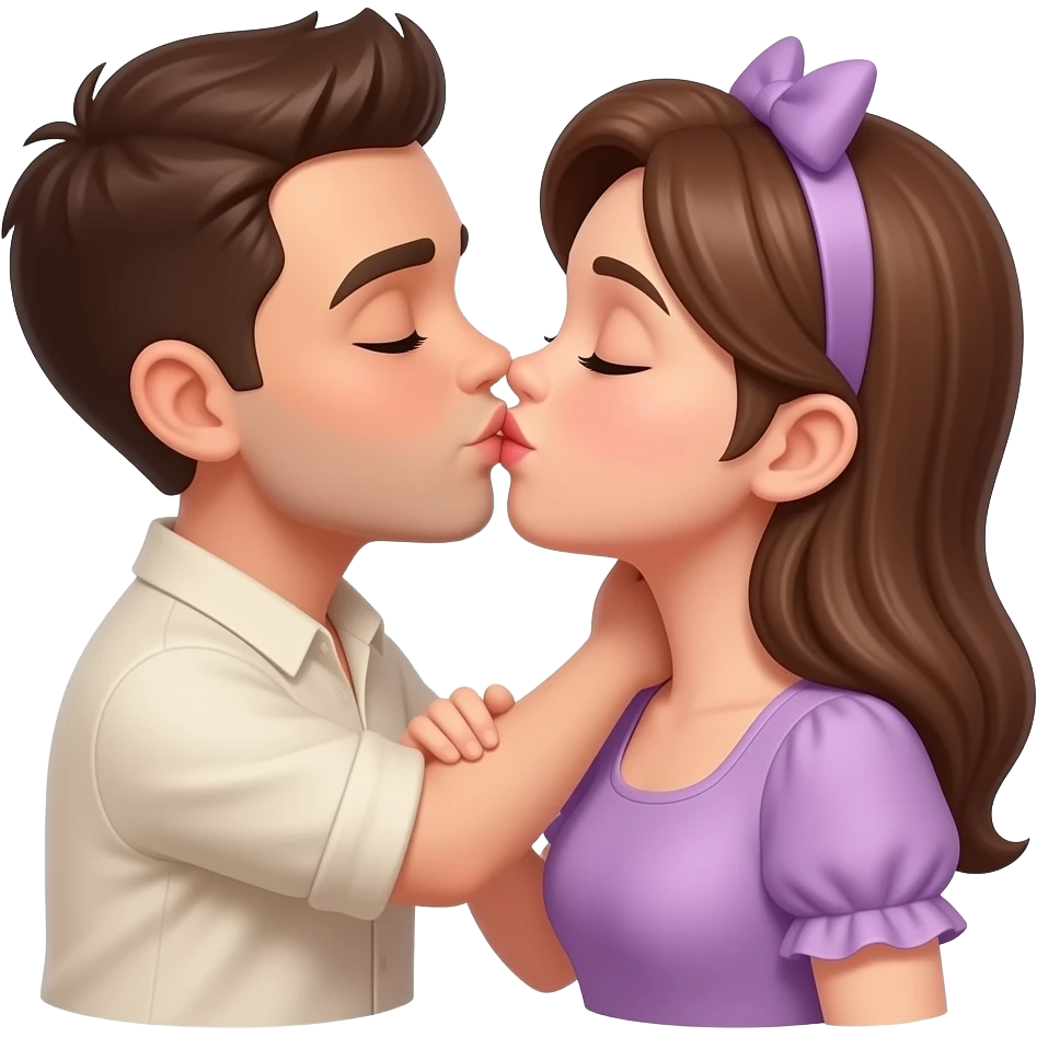 Extreme love lust kissing emoji