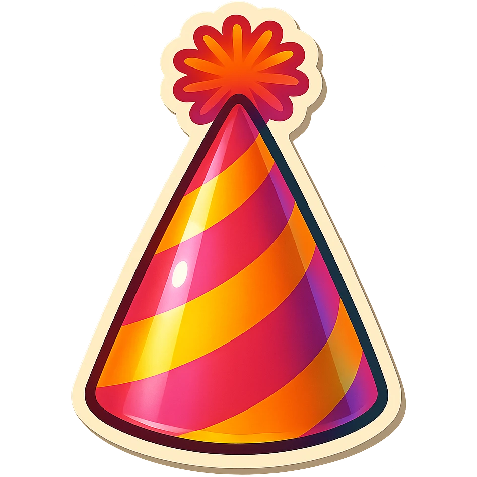 party hat emoji