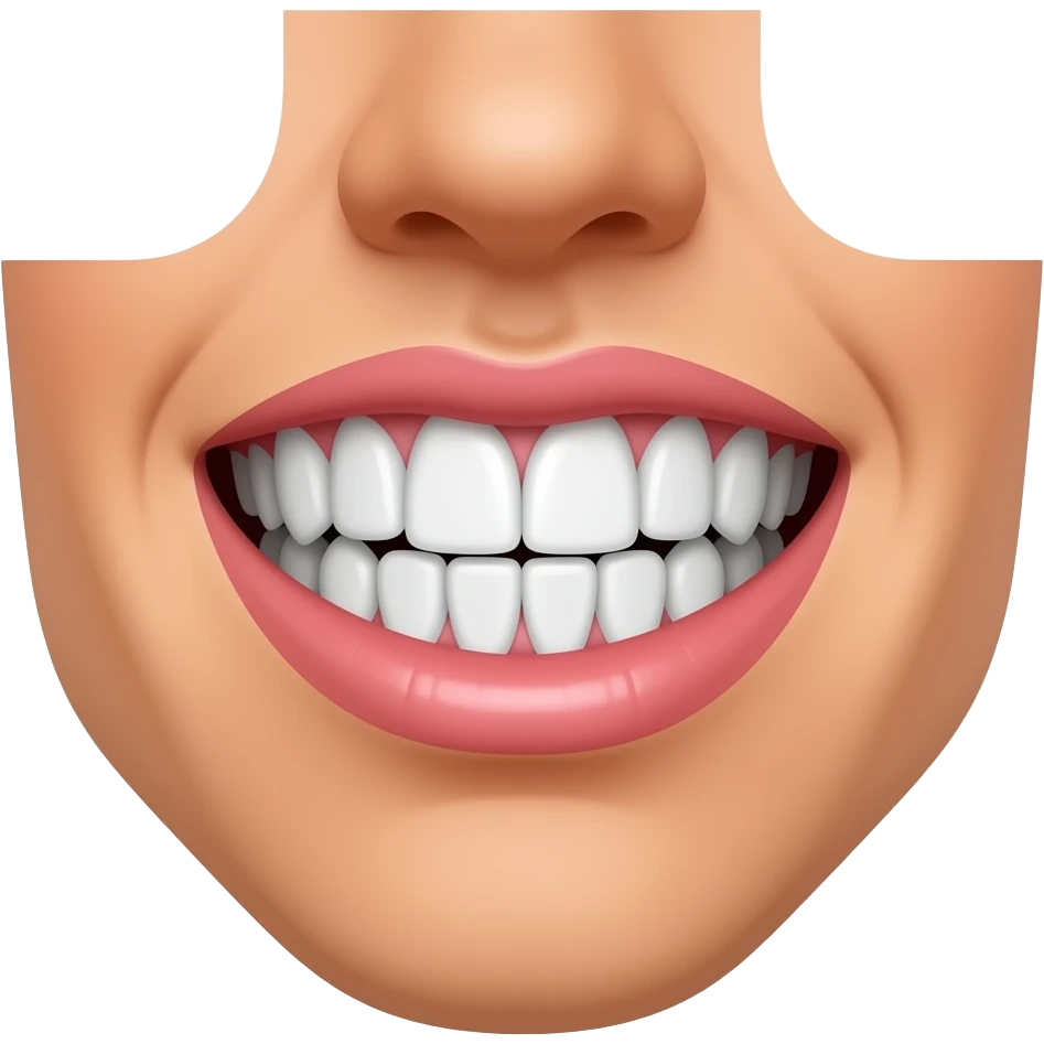 Throat with teeth emoji