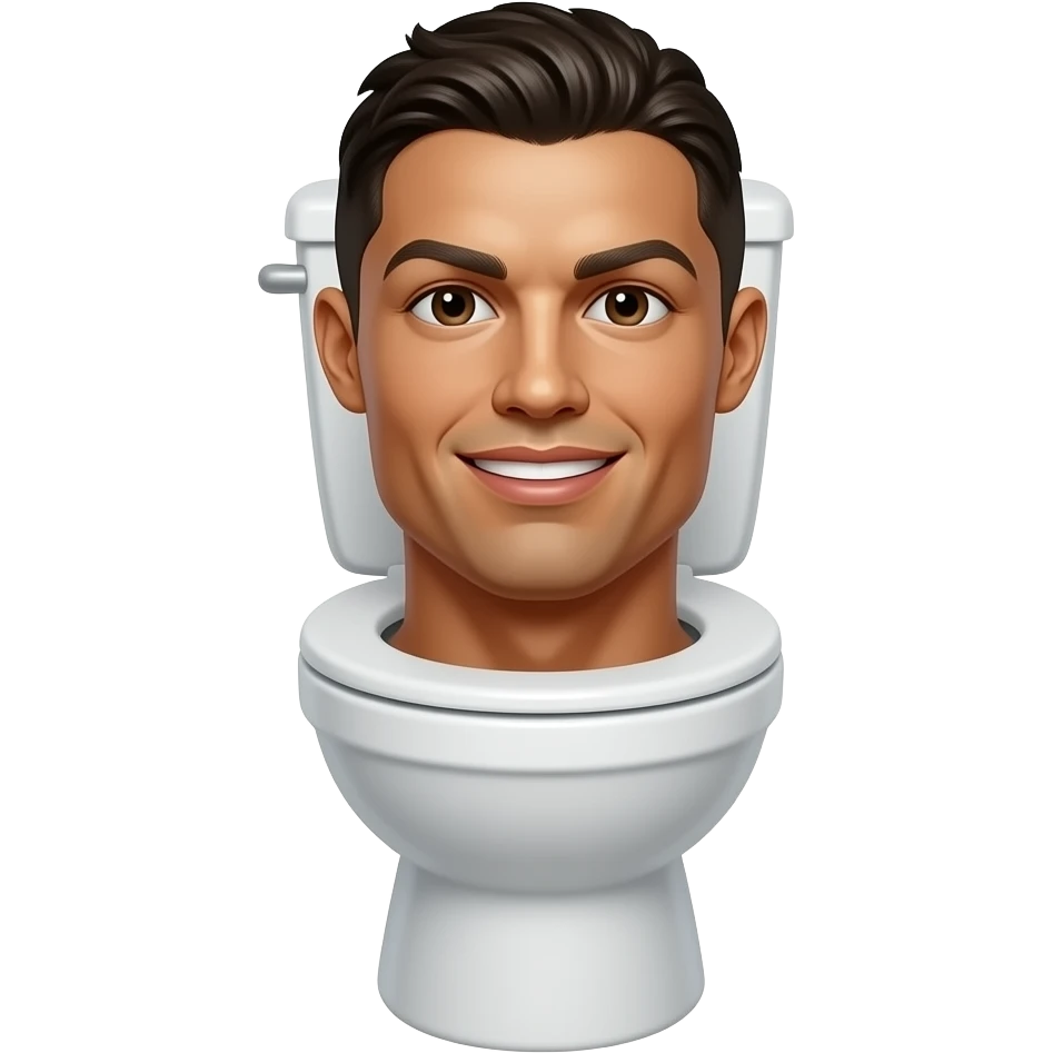 Skibidi toilet ale głowa ma być ronaldo emoji