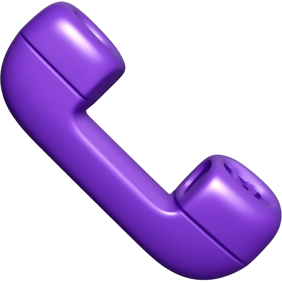 phone violet emoji