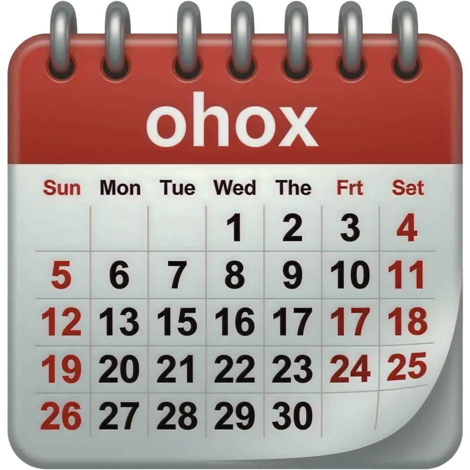 calendar emoji