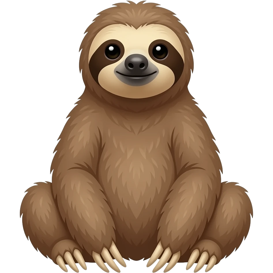 Two-toed sloth emoji
