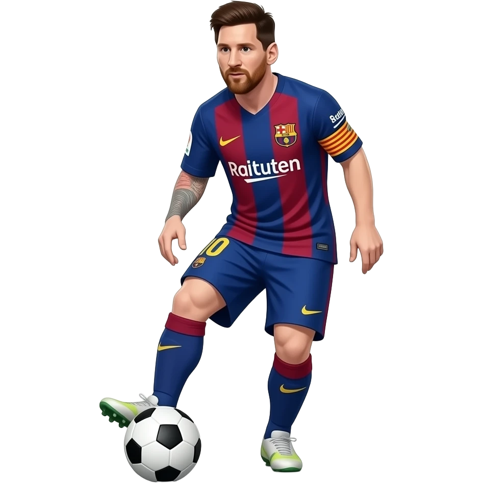 messi barcelona emoji
