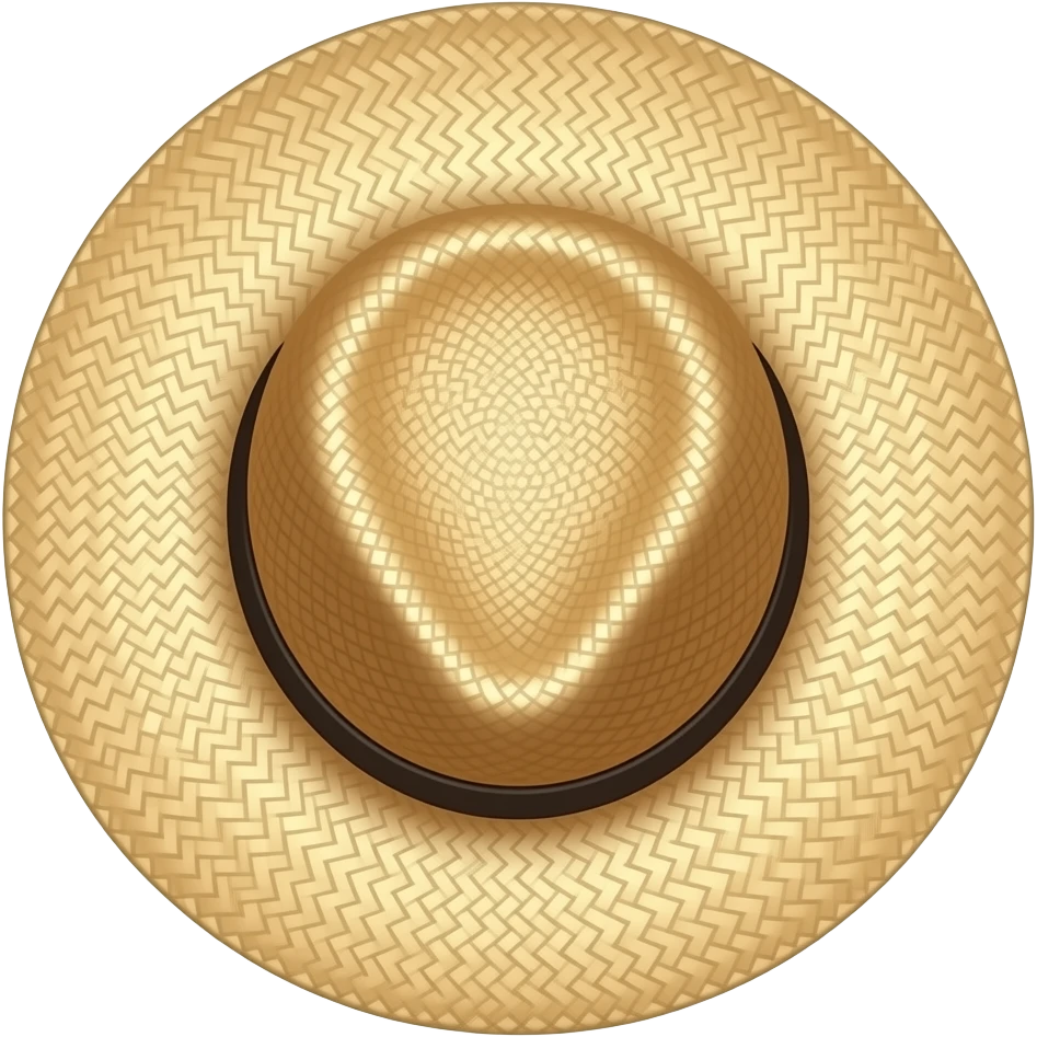 Straw Hat emoji