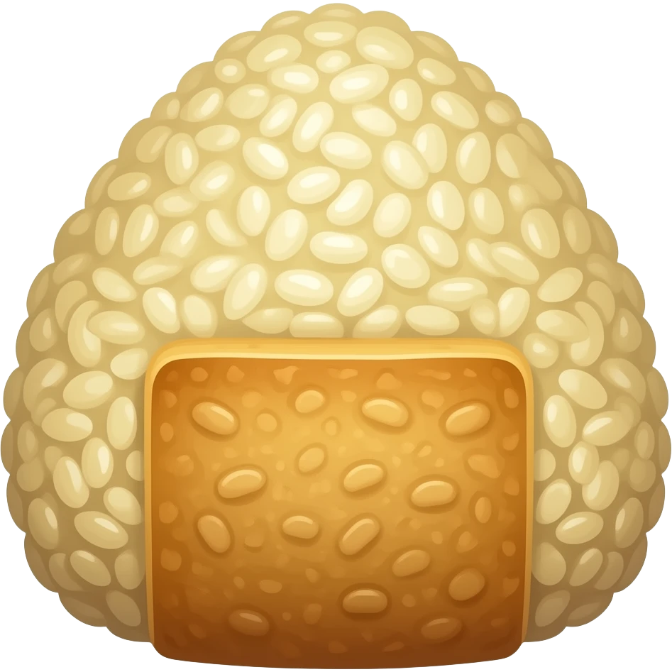 roll Fried bean Curd Rice Ball emoji