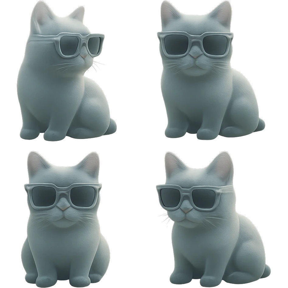 Cat wearing sunglasses emoji