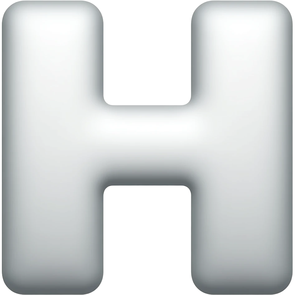 Cartoon h emoji
