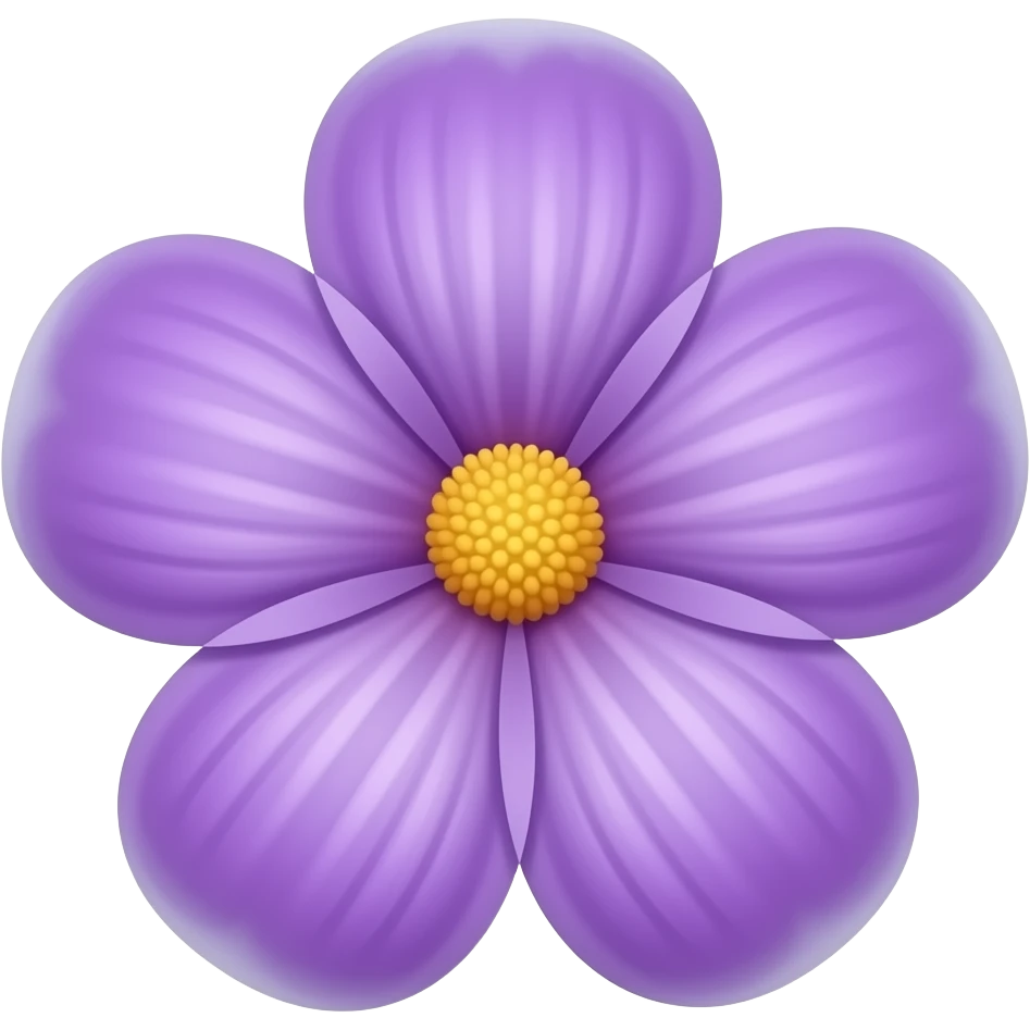 Purple flower emoji