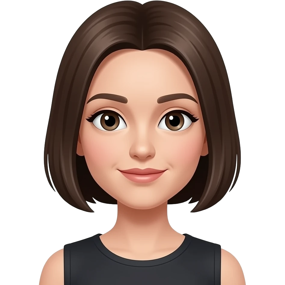 Bobs de cabelo emoji