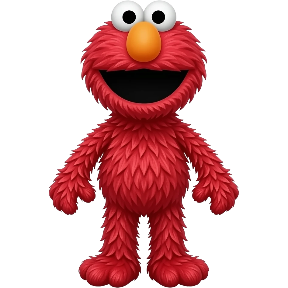Elmo Full body/ noseless/ emoji
