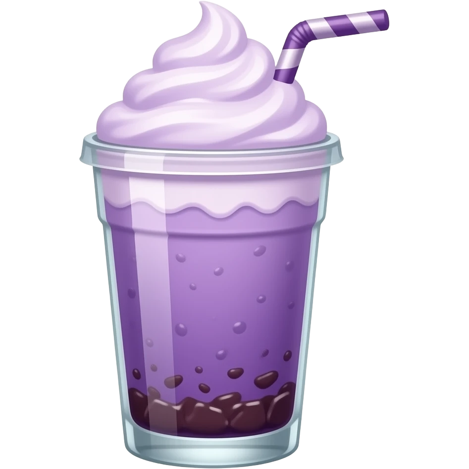 Purple milkshake emoji