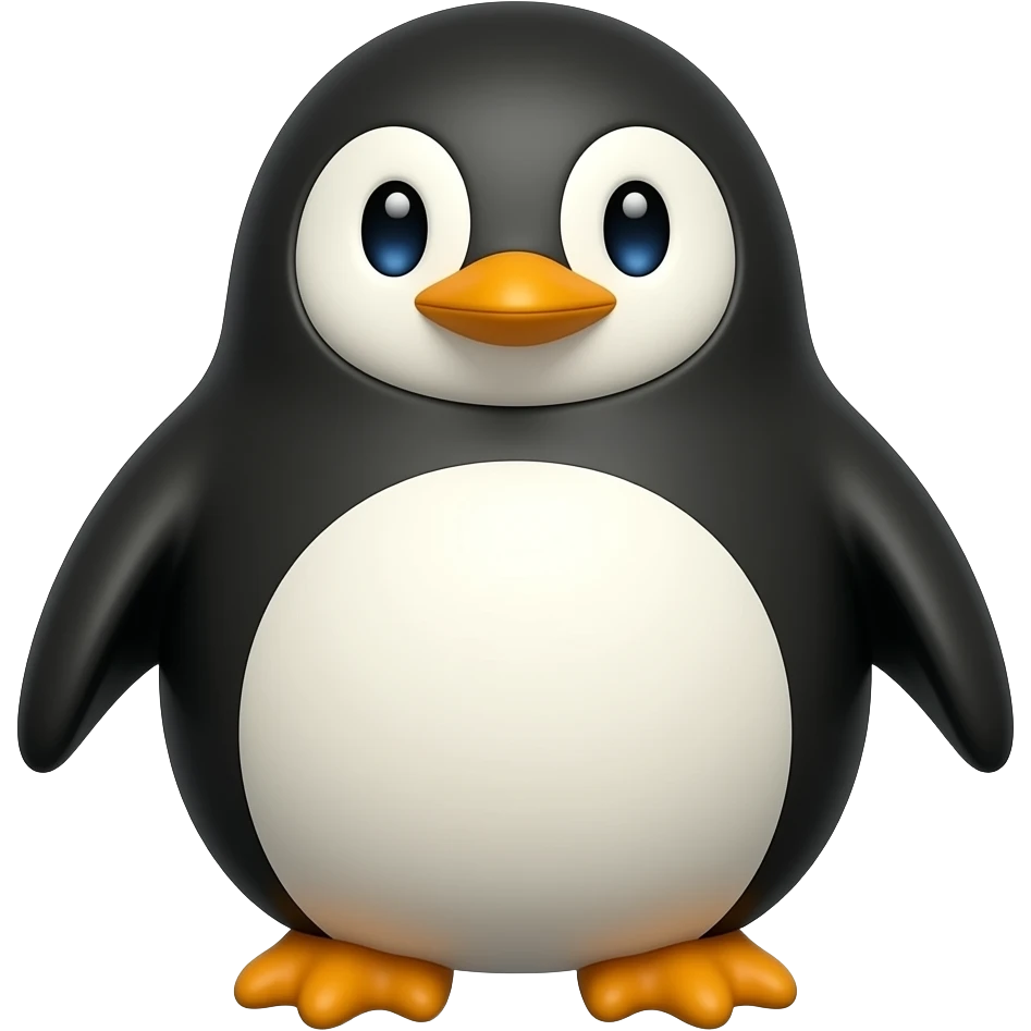 Macaroni penguin emoji