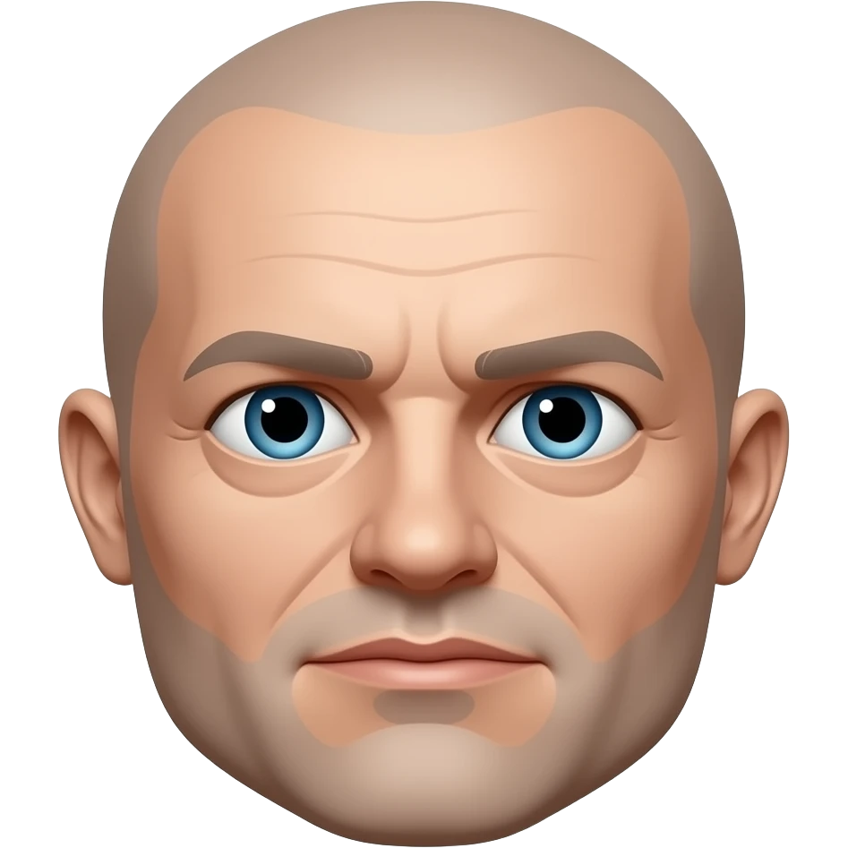 Weird face emoji