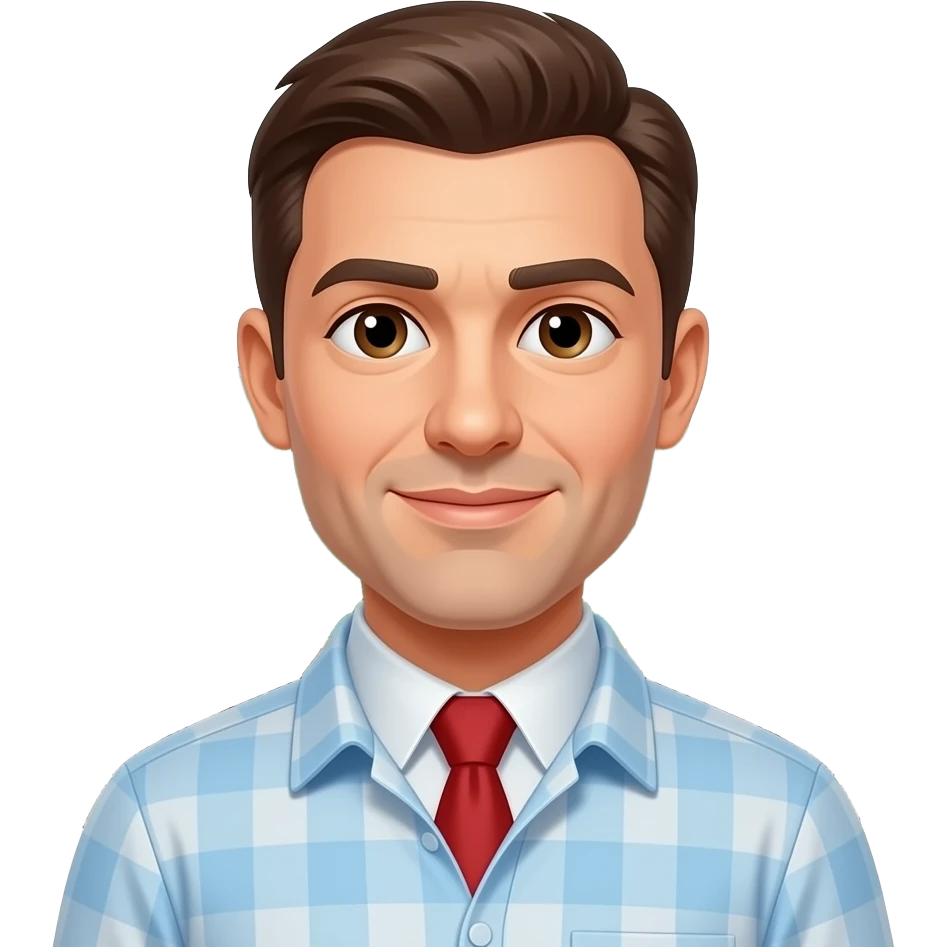 A man with a green locomotive behind emoji