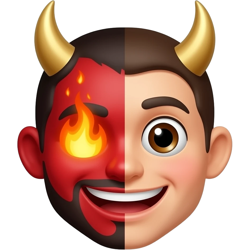 Merge 😈 with 😀 emoji