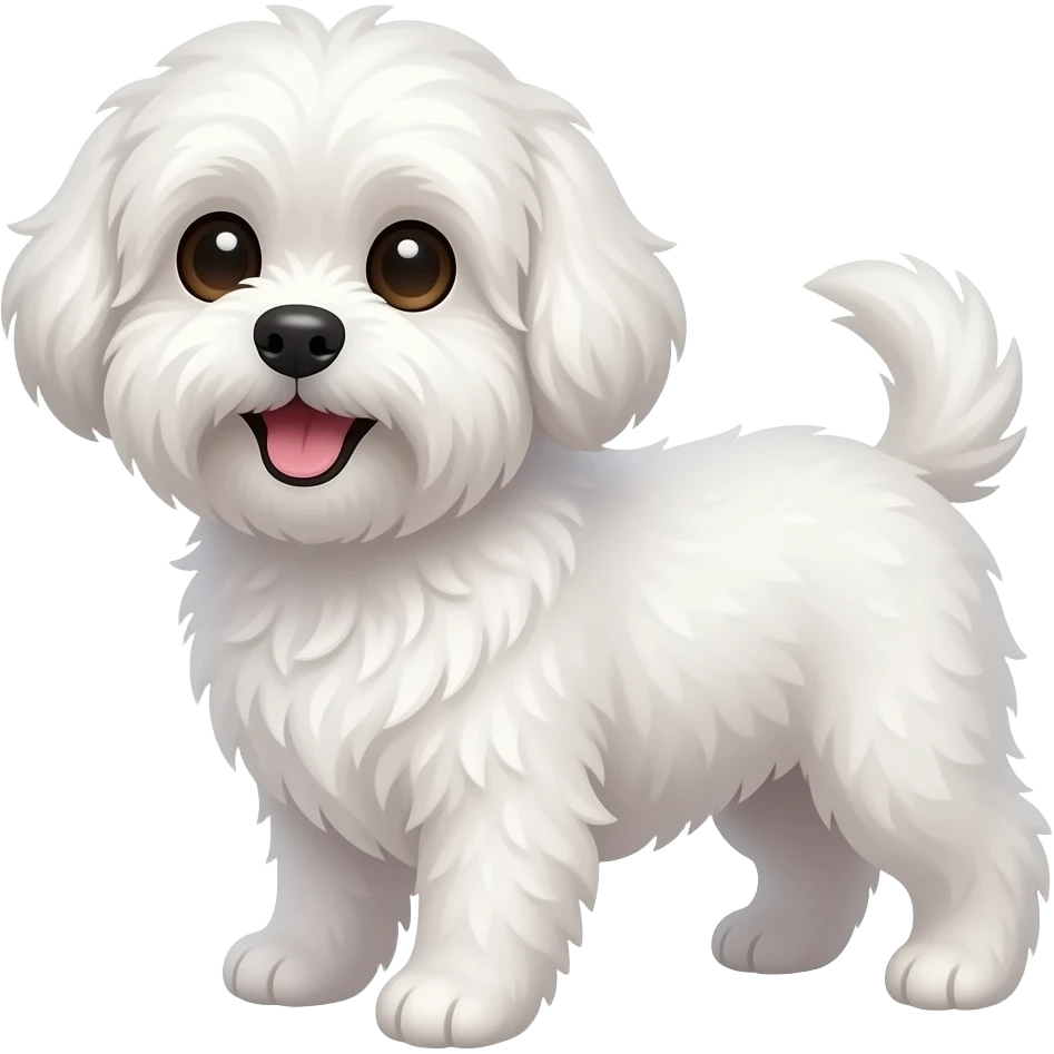 Havanese dog cute emoji