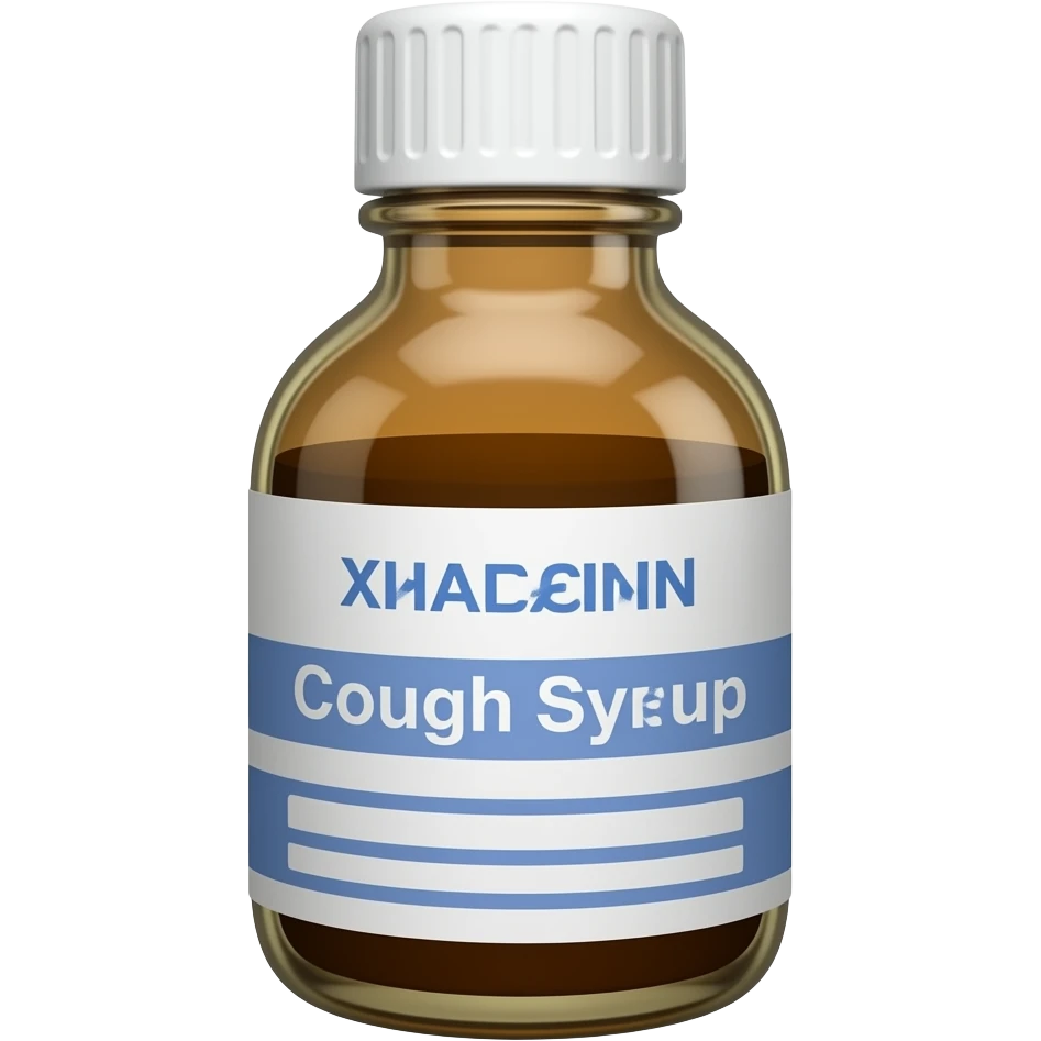 presciption cough syrup bottle emoji