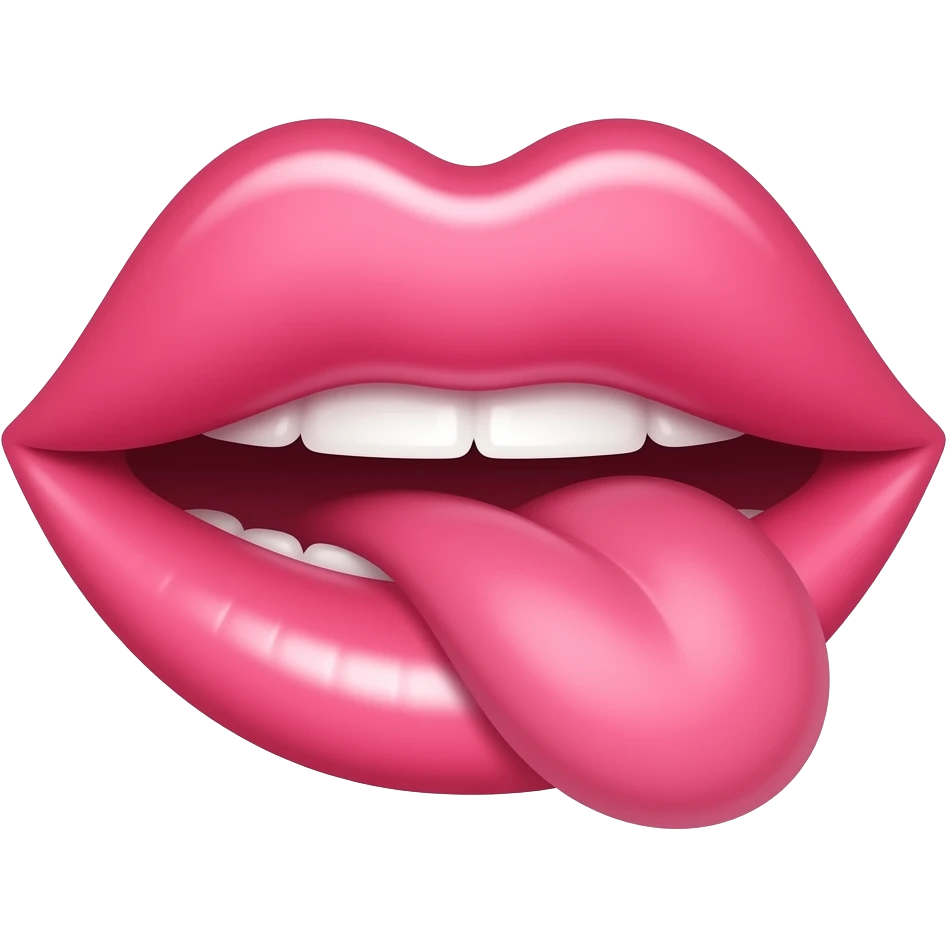 Bacio rosa emoji