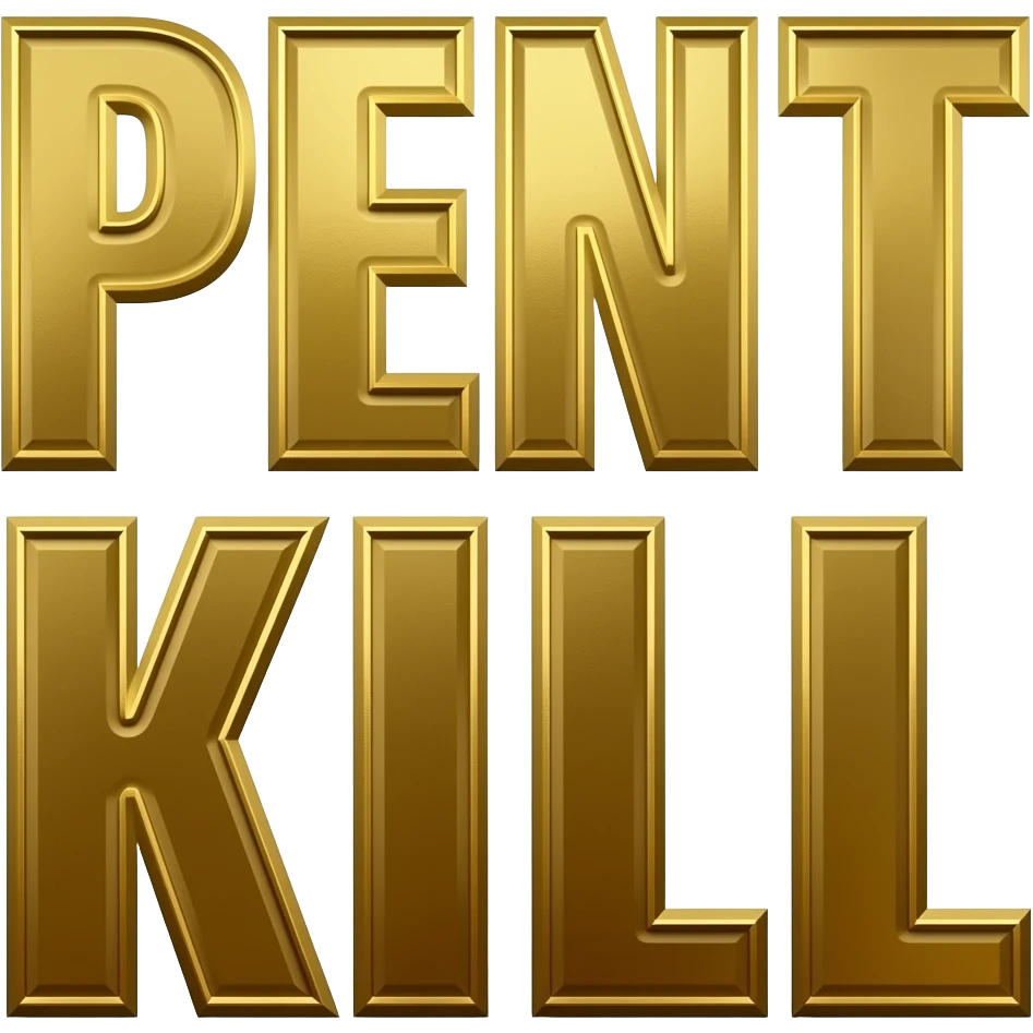 the word PENTAKILL in big bold capital letters emoji