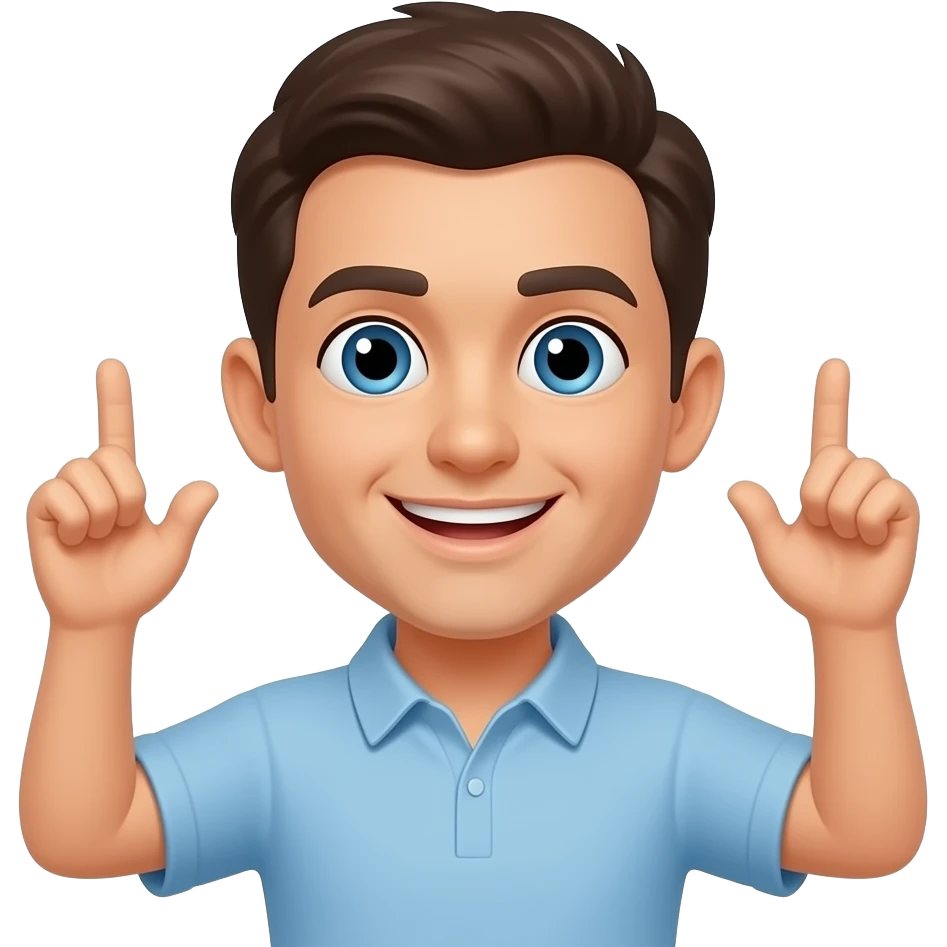 눈동자를 위로 치켜뜨고 눈웃음 짓는 emoji