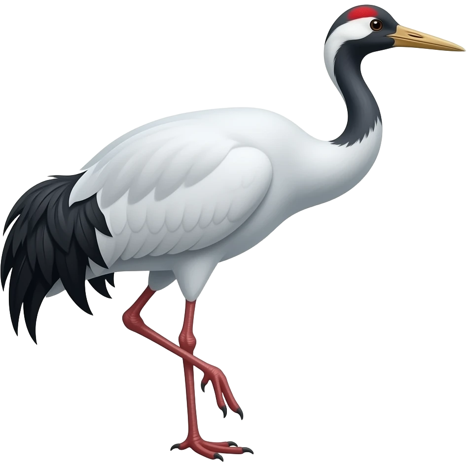 Sarus crane emoji
