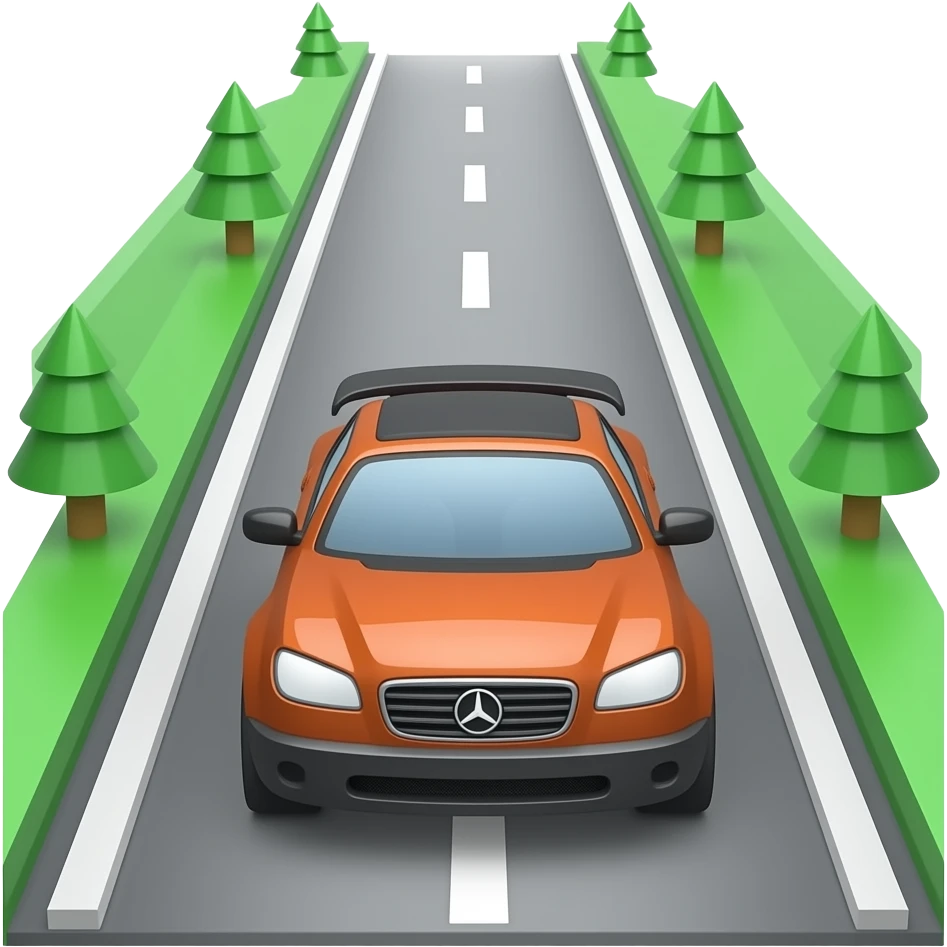 spatial path driving trajectory emoji