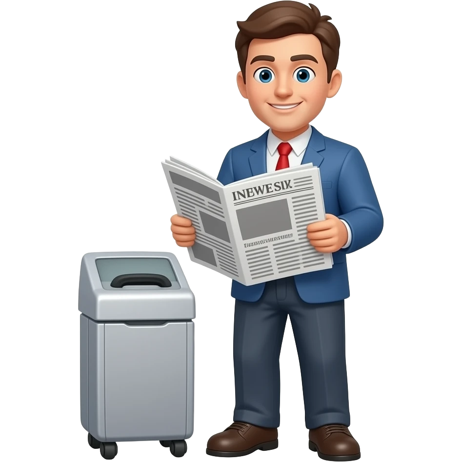 I buy a newspaper emoji