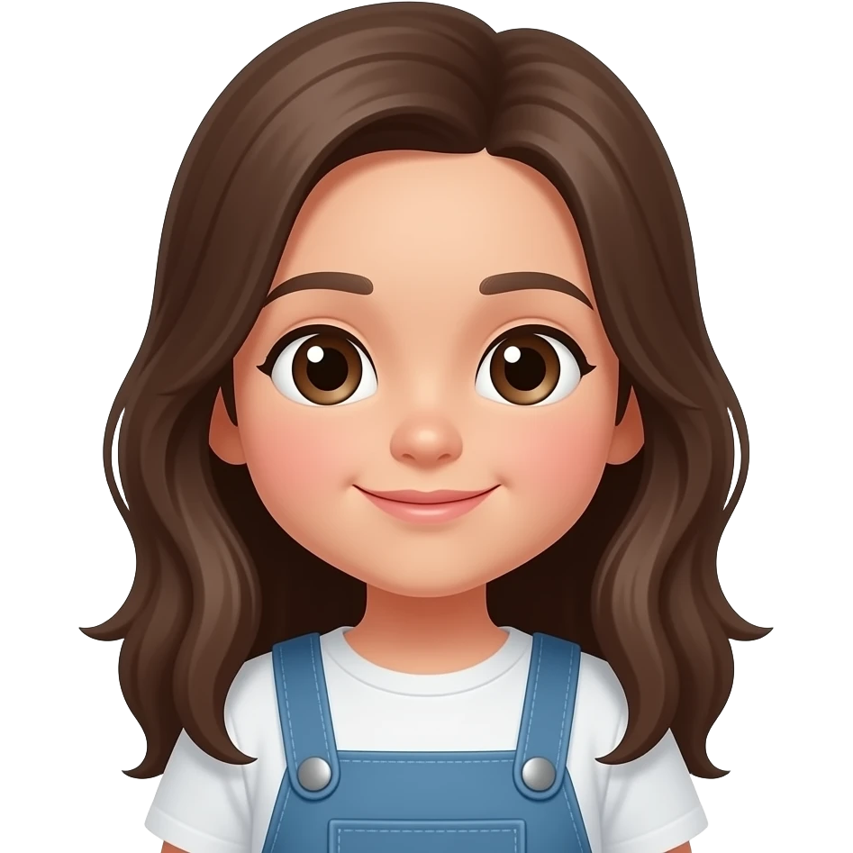 kid long hair emoji