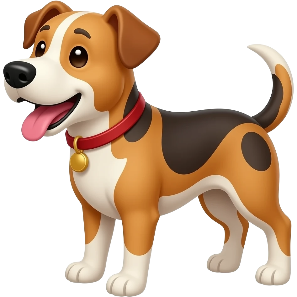 dog singing emoji