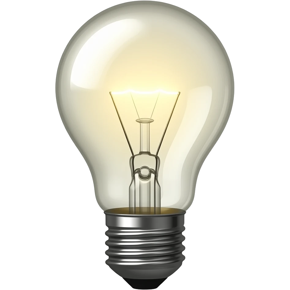 light bulb emoji