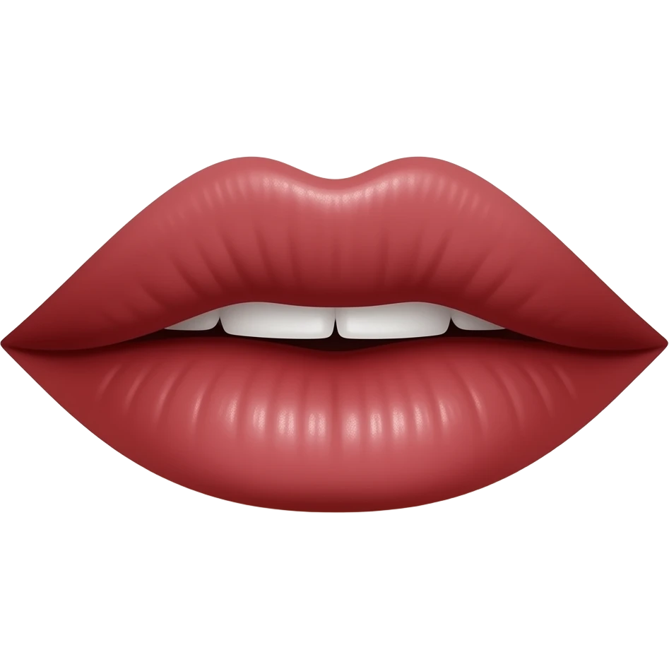 lips stick emoji