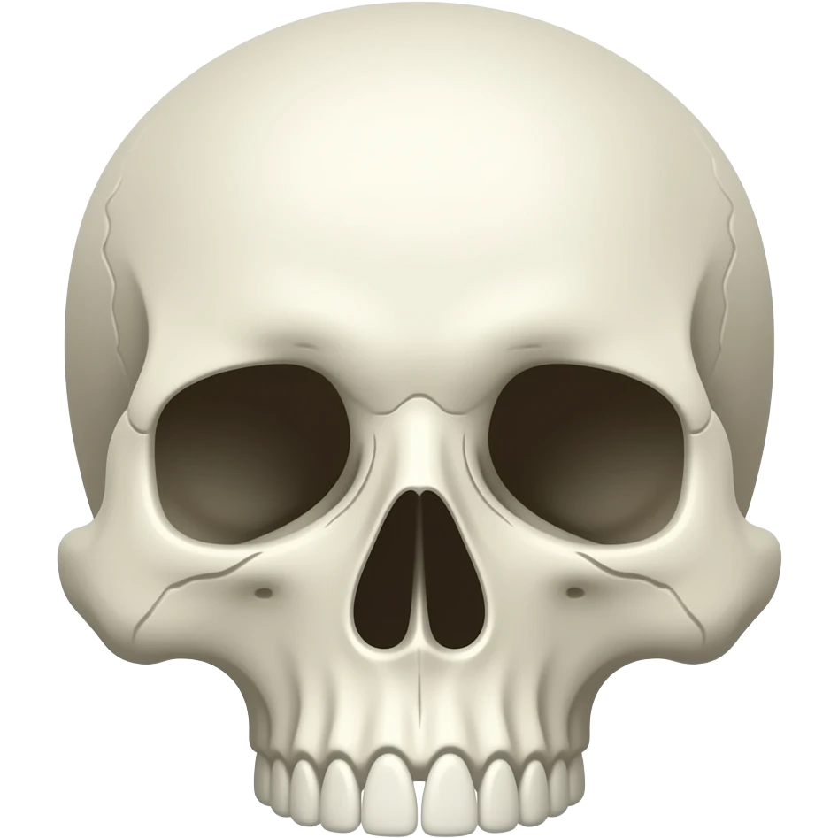 Skull face emoji