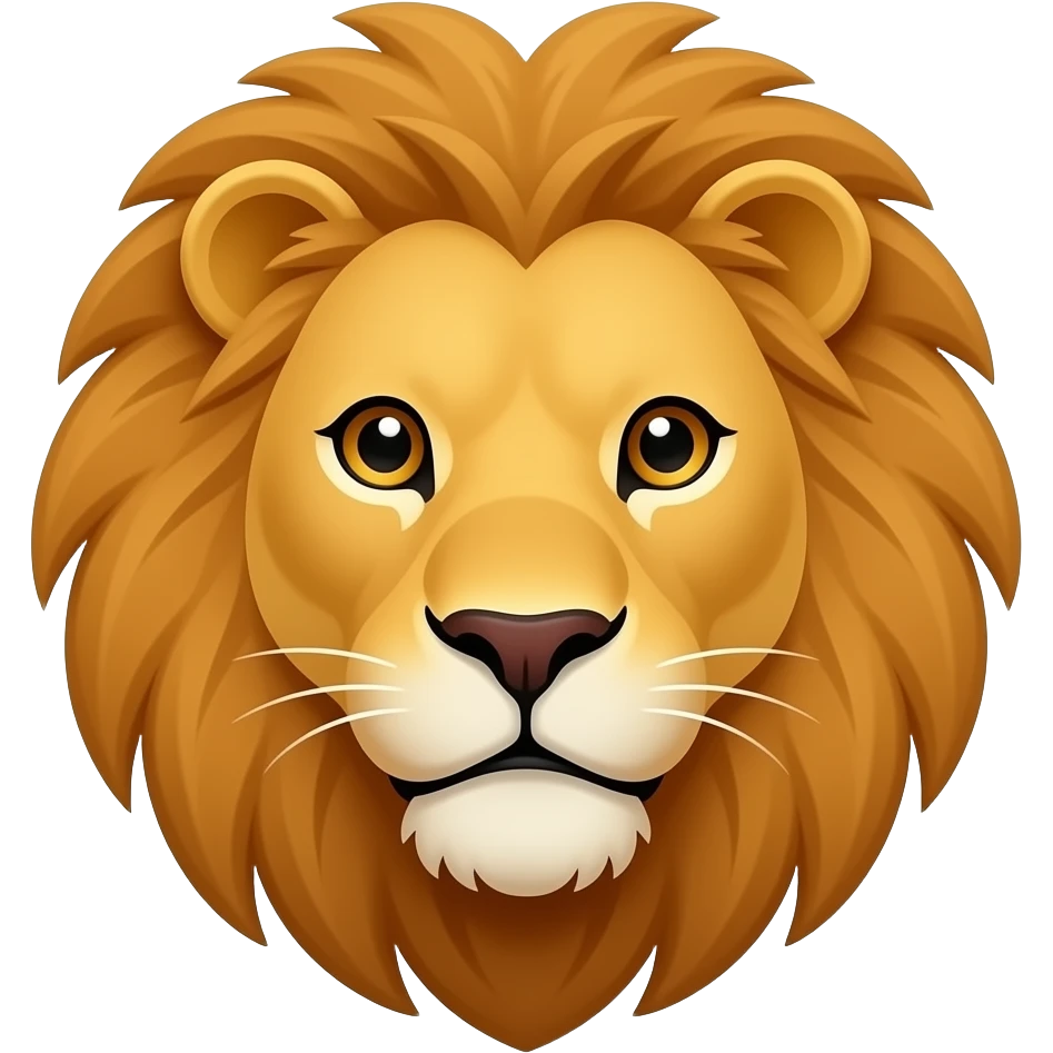 Lion face emoji