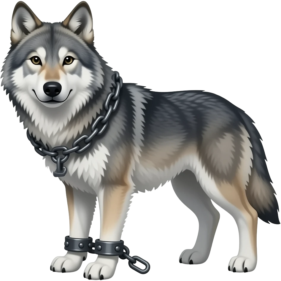 🐺+⛓️ emoji