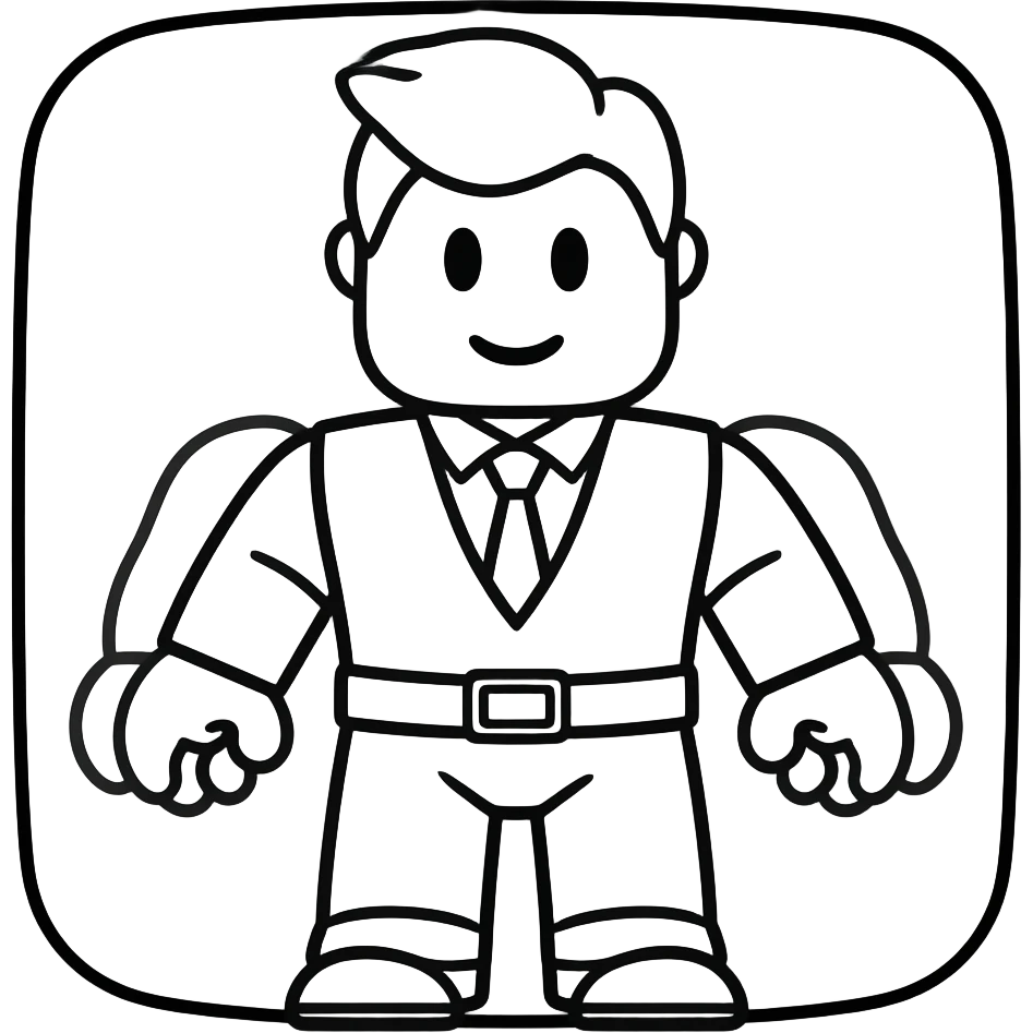 Roblox para colorir logo emoji