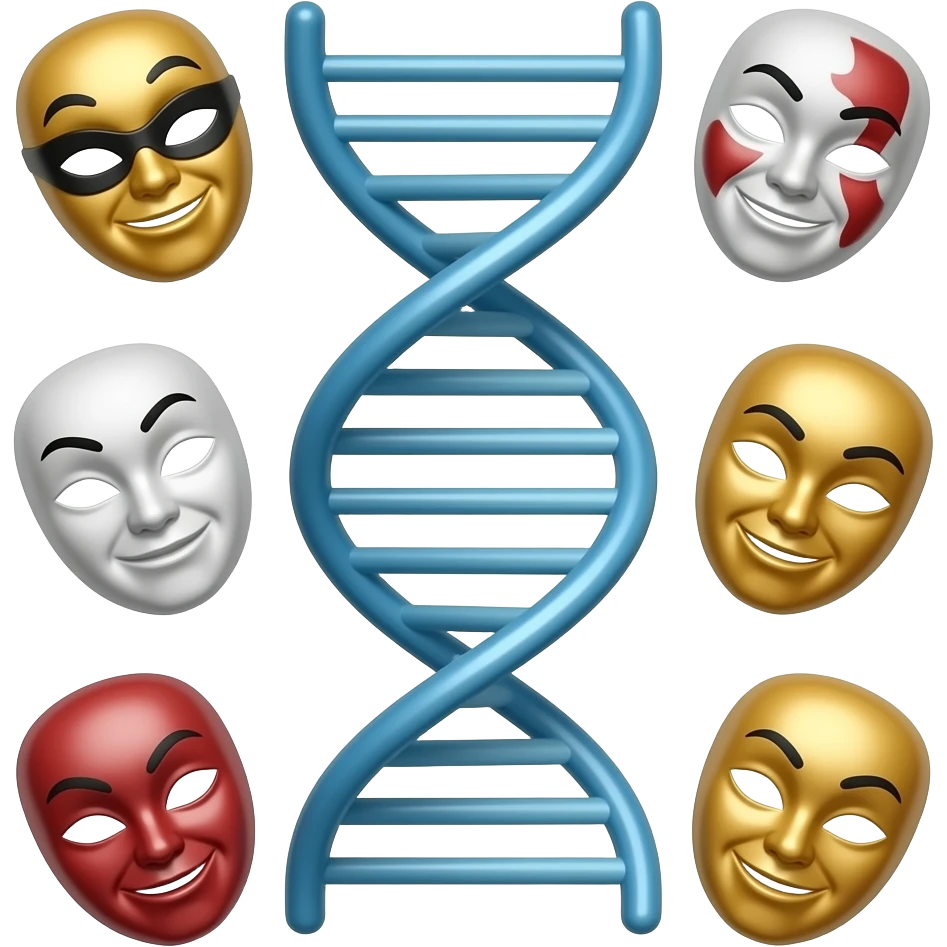 🧬🎭 emoji