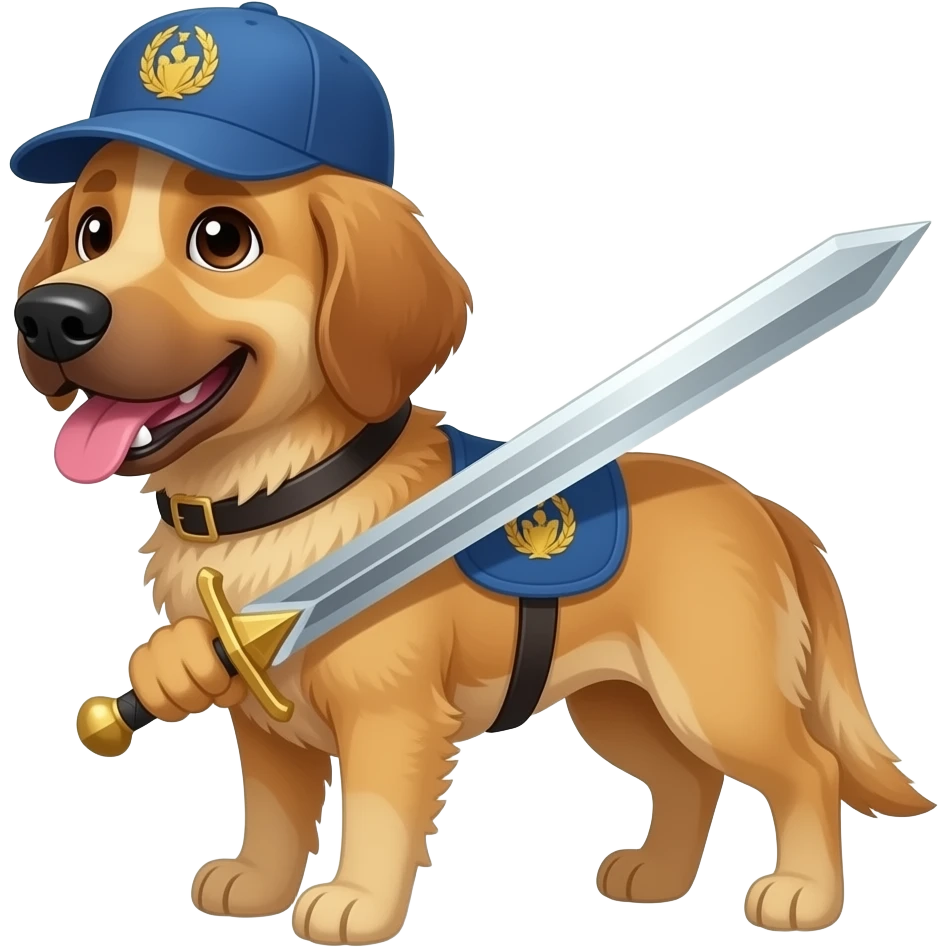 🐕‍🦺👒⚔️ emoji