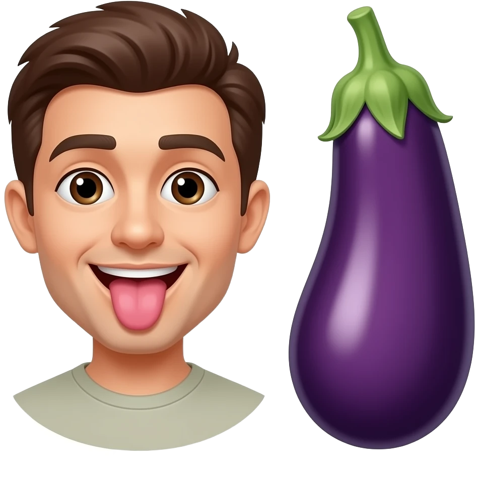 🍆😛 emoji