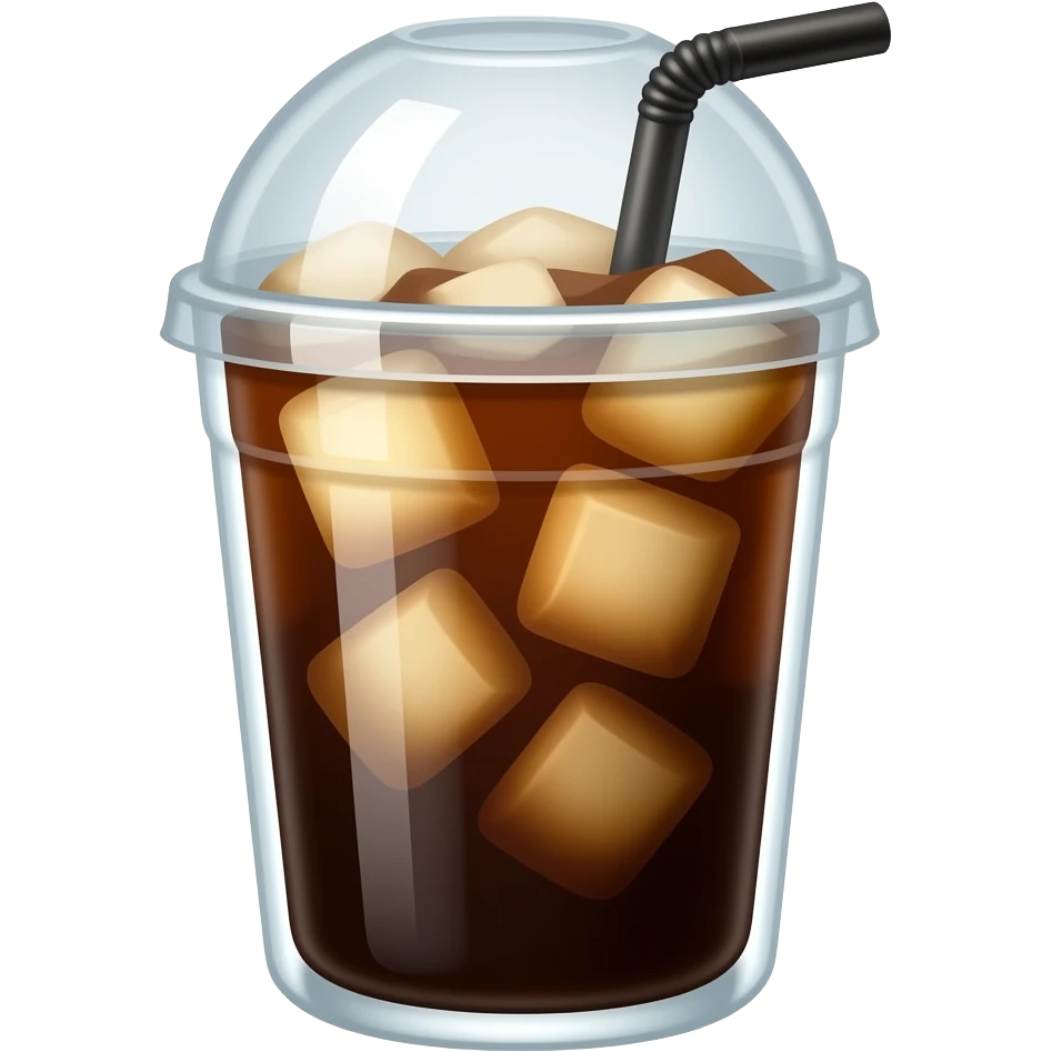 iced coffee emoji