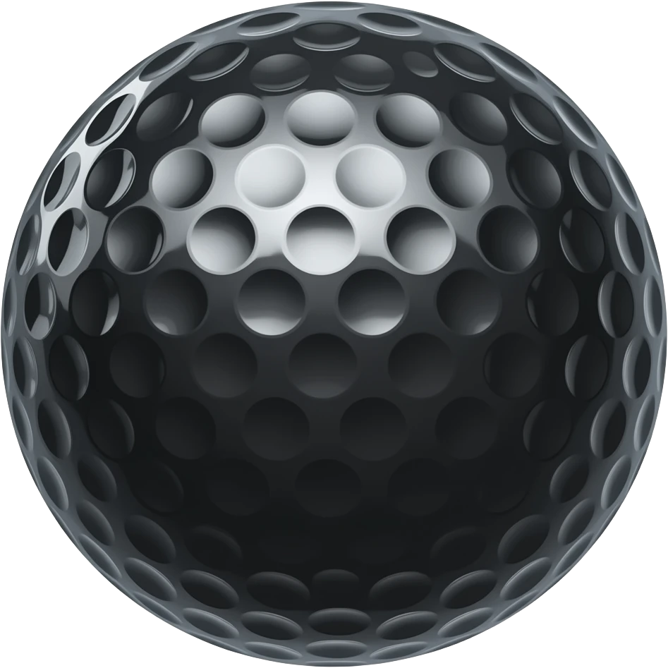 golf preto emoji