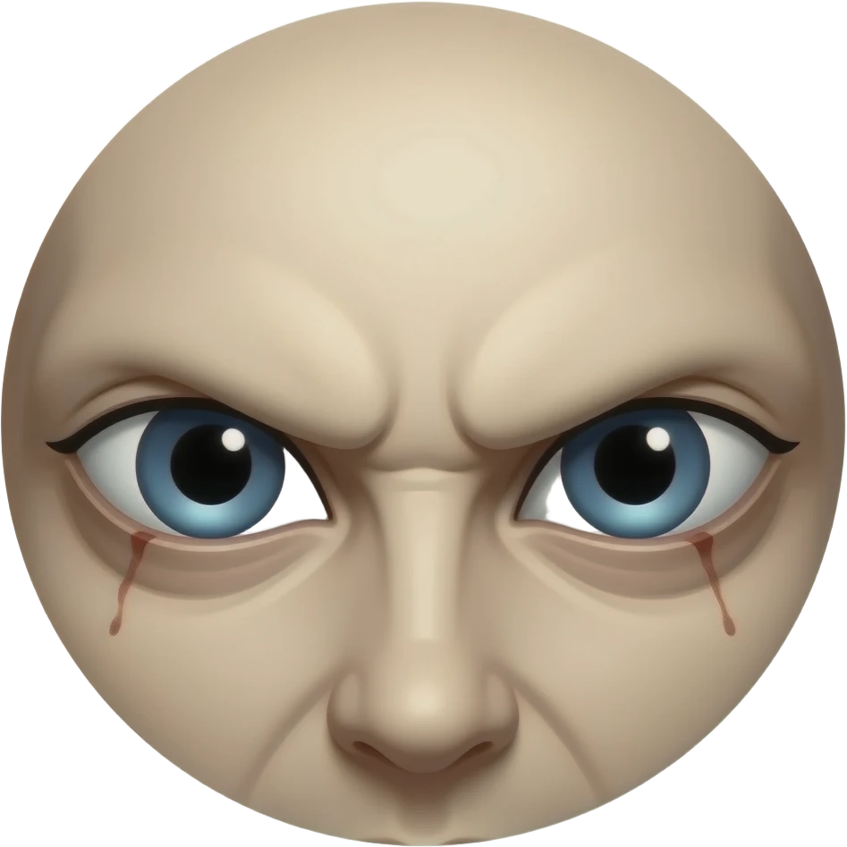 карсные зловещие глаза emoji