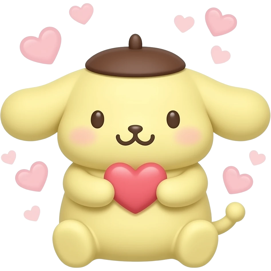 pompompurin enamorado emoji