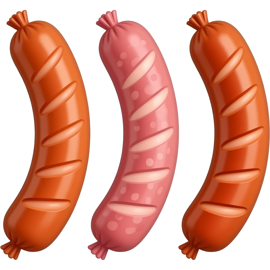 3 salchichas emoji