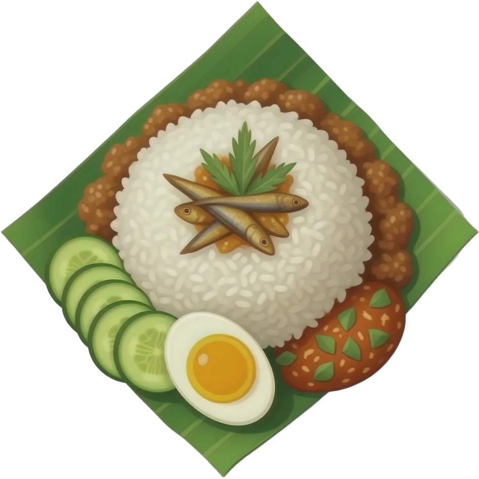 nasi lemak emoji